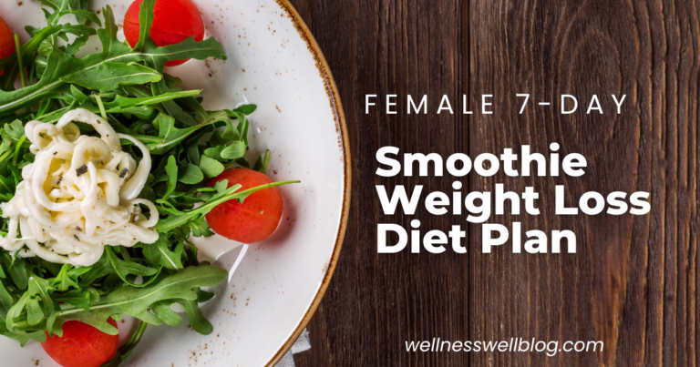 female 7-day smoothie weight loss diet plan